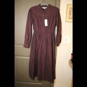 Uniqlo Plaid Long-Sleeve Dress